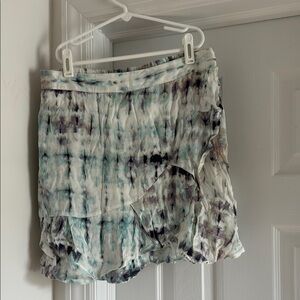 Tie-Dye Patterned Women's Skirt